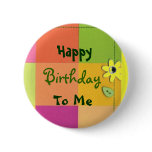 Happy, Birthday, To Me buttons