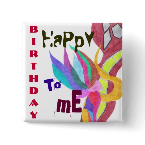 Happy Birthday to Me button