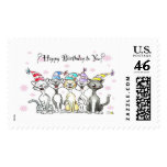 Happy Birthday to You Postage Stamps
