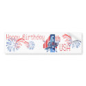 HAPPY BIRTHDAY USA by SHARON SHARPE bumper stickers by sharonsharpe HAPPY BIRTHDAY USA by SHARON SHARPE bumper stickers