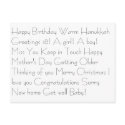 Happy Birthday Warm Hanukkah Greetings 18! A gi... postcards by TwoThird Happy Birthday Warm Hanukkah Greetings 18! A gi... postcards