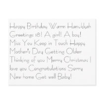 Happy Birthday Warm Hanukkah Greetings 18! A gi... postcards by TwoThird Happy Birthday Warm Hanukkah Greetings 18! A gi... postcards