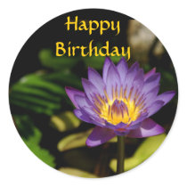 Happy Birthday, Water Lily stickers by Priscilla48 Happy Birthday, Water Lily stickers