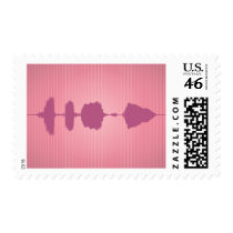 Happy Birthday Waveform Stamp 2