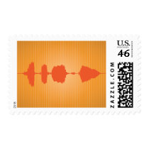 Happy Birthday Waveform Stamp 3