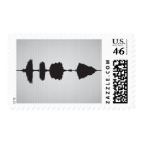Happy Birthday Waveform Stamp 4