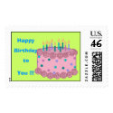 Happy Birthday Wishes postage