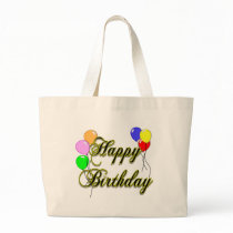 Happy Birthday with Balloons 2 Tote Bag