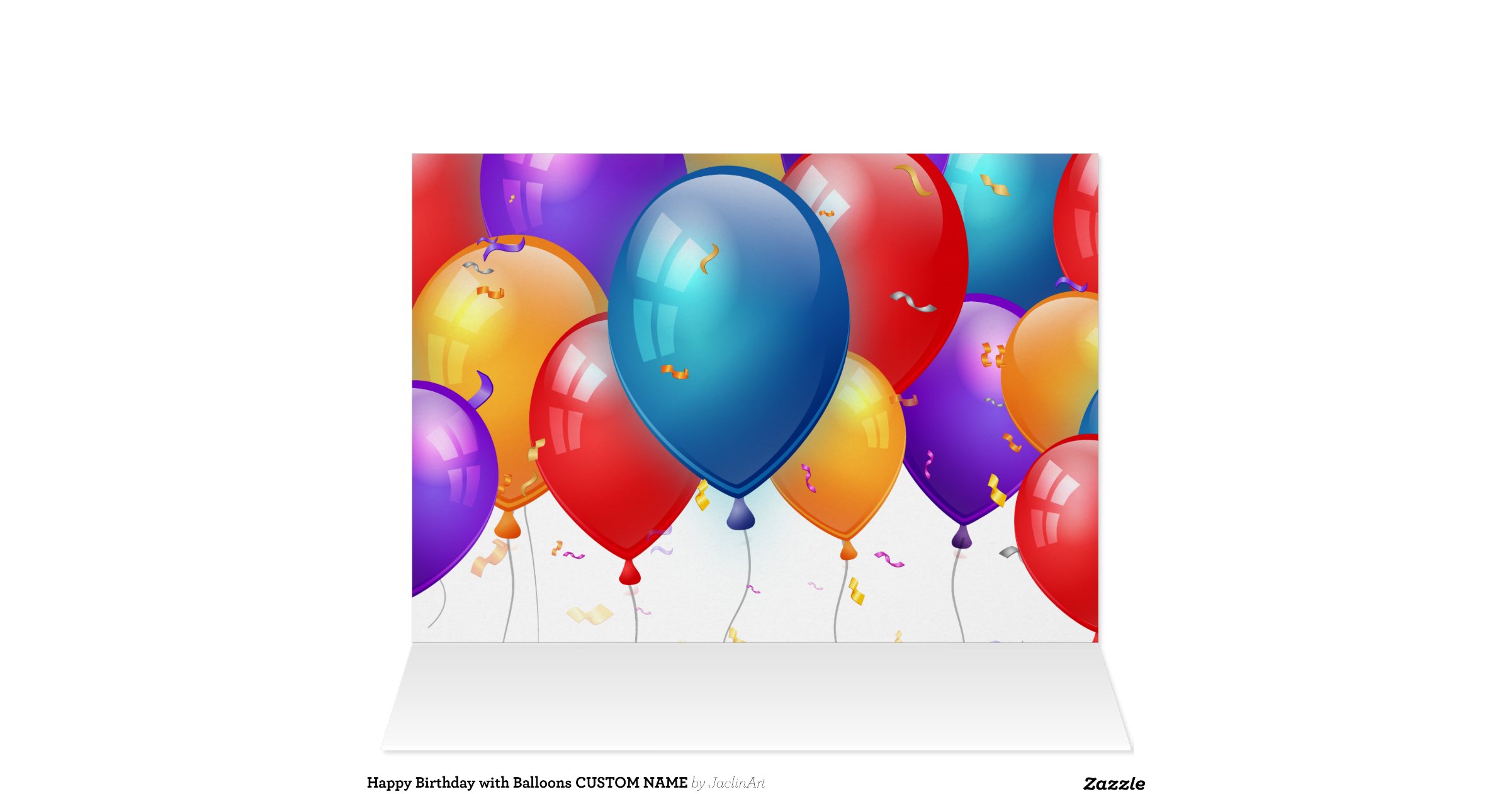 happy_birthday_with_balloons_custom_name_card