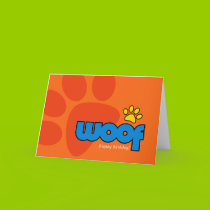 Happy Birthday Woof Card cards
