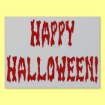 Happy Bloody Halloween Yard Sign yard signs