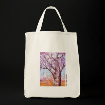 Happy Blossoms Organic Grocery Tote bags