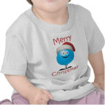 Happy blue ornament wishing you a merry christmas t-shirt