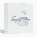 happy blue whale 3 ring binders