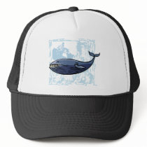 Happy Blue Whale hats by alternateworlds Happy Blue Whale hats