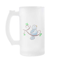 Happy Bluebird Coffee Mugs