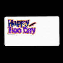 HAPPY BOO DAY HALLOWEEN AVERY LABEL labels