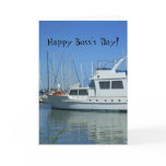 Happy Boss's Day Yacht greeting card