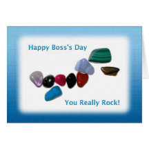 Happy Boss's Day You Really Rock Cards