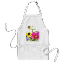 Happy Bouquet of Flowers Apron