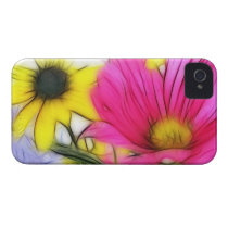 Happy Bouquet of Flowers Iphone 4 Case-mate Case
