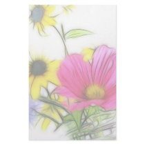 Happy Bouquet of Flowers Customized Stationery