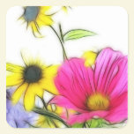 Happy Bouquet of Flowers stickers