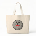 Happy Bowling Ball Canvas Bags