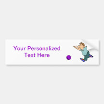 Happy Bowling Bumper Sticker