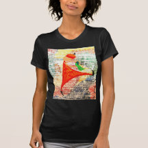 happy boy with bird t-shirts
