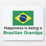 Happy Brazilian Grandpa Mousepads