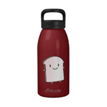 Happy Bread Slice water bottles