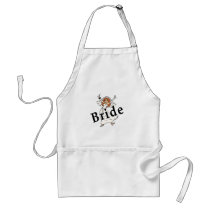 Happy Bride aprons by TeeZazzle Happy Bride aprons
