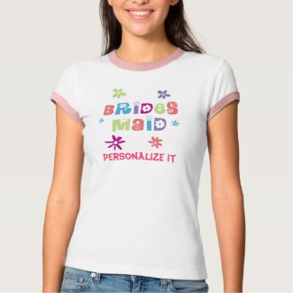 customizable Bridesmaid t shirt
