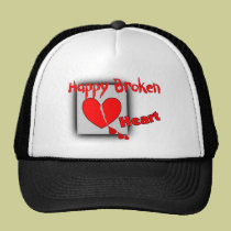 "Happy Broken Heart"--Funny Valentine Gifts hats