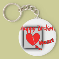"Happy Broken Heart"--Funny Valentine Gifts keychains