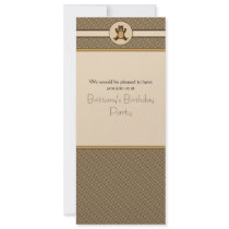 Happy Brown Bear Color Swatches Invitation invitations