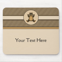 Happy Brown Bear Color Swatches Mousepad mousepads