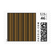 Happy Brown Bear Vertical Stripes Stamps stamps