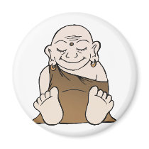 Happy Buddha Magnet