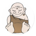 Happy Buddha Stickers by littleamylee Happy Buddha Stickers