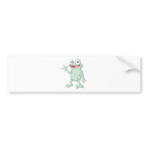 Happy Bullfrog Bumper Stickers