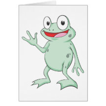 Happy Bullfrog Card