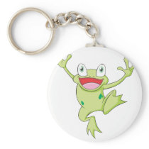 Happy Bullfrog Keychains