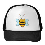 happy bumble bee goofy cartoon mesh hats