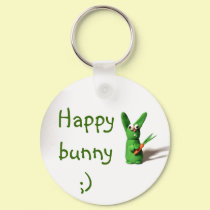 Happy bunny ;) keychains