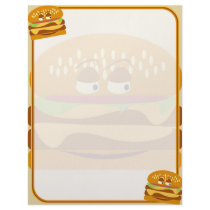Happy Burger Letterhead Template