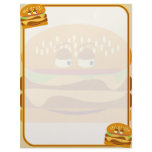 Happy Burger Letterhead Template
