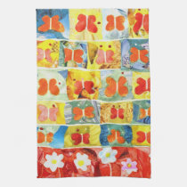 Happy Butterflies kitchen towels
