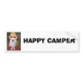 HAPPY CAMPER BUMPER STICKERS